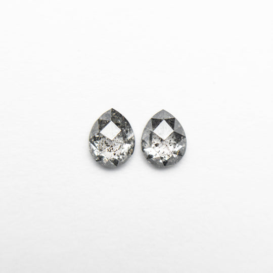 0.69cttw 2pc 5.08x4.00x2.15mm 4.95x3.93x2.18mm Pear Rosecut Matching Pair 18497-01