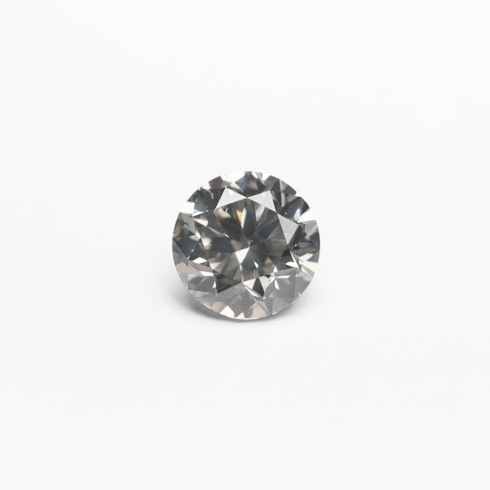 0.50ct 4.85x4.84x3.19mm Fancy Grey Round Brilliant 18968-26