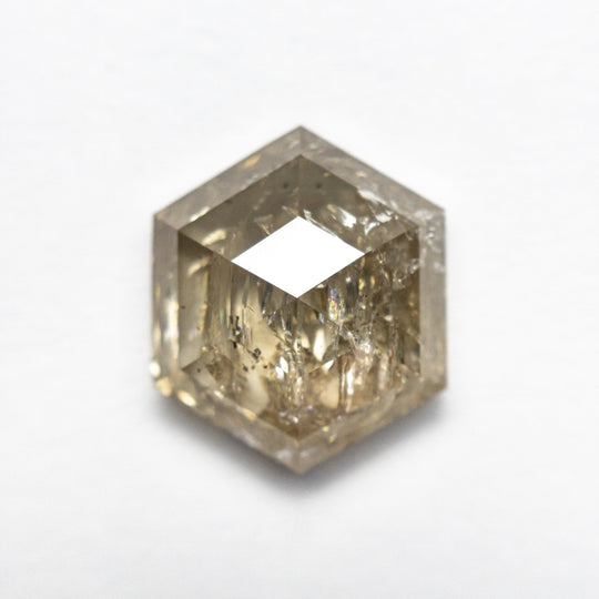 4.16ct 11.26x9.56x4.46mm Hexagon Rosecut 19201-17