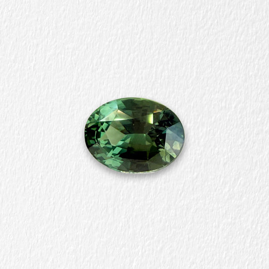 2.0 Carat Blue Green Oval Sapphire