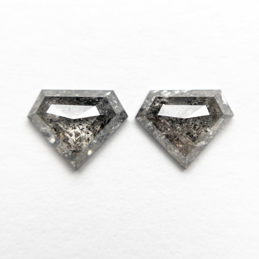 1.40cttw 2pc 5.71x7.14x2.33mm 5.67x7.08x2.46mm Shield Rosecut Matching Pair 20951-05