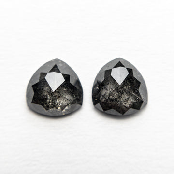 1.50cttw 2pc 5.96x5.93x2.63mm 6.05x5.88x2.50mm Trillion Rosecut Matching Pair 22381-04