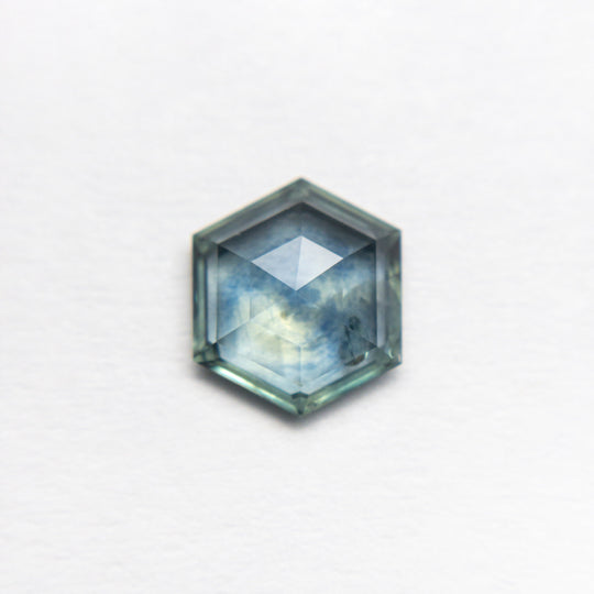 1.16ct 7.64x6.51x2.34mm Hexagon Double Cut Sapphire 22434-55
