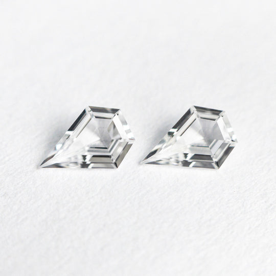 0.30cttw 2pc 4.99x3.49x1.51mm 4.99x3.46x1.52mm Shield Step Cut Sapphire Matching Pair 22803-01