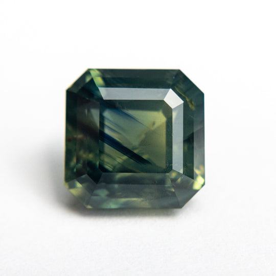 6.22ct 9.40x9.39x6.85mm Cut Corner Square Step Cut Sapphire 23026-01