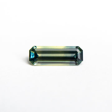 0.66ct 8.62x3.04x2.27mm Cut Corner Rectangle Step Cut Sapphire 23090-01
