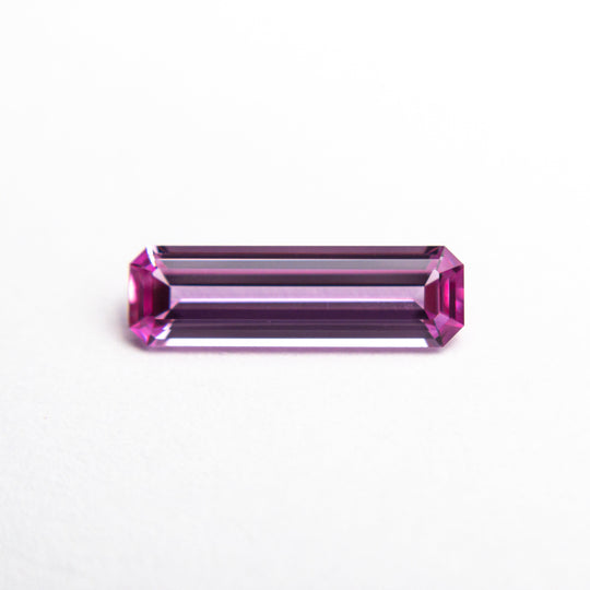 0.76ct 10.26x3.11x2.03mm Cut Corner Rectangle Step Cut Sapphire 23099-01