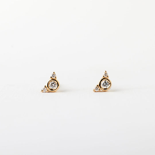 Violet Earrings - Natural Diamonds