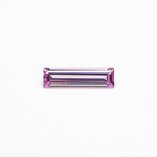 0.24ct 7.37x1.98x1.36mm Baguette Step Cut Sapphire 23133-01
