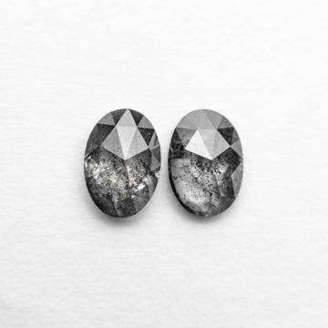 0.63cttw 2pc 5.09x3.62x1.79mm 5.11x3.60x2.25mm Oval Rosecut Matching Pair 23188-09