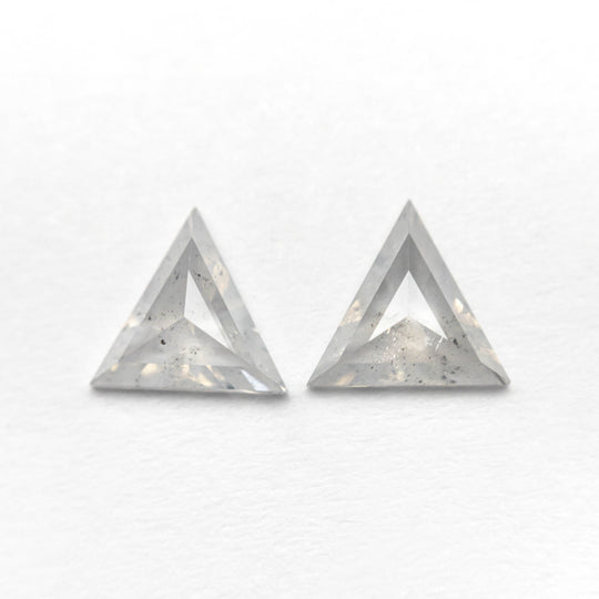 0.81cttw 6.60x5.52x2.11mm 6.66x5.55x1.95mm Traingle Rosecut Matching Pair 23189-10