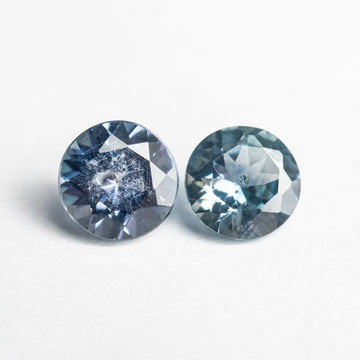 1.57cttw 2pc 5.62x5.56x3.72mm 5.50x5.45x3.02mm Round Brilliant Sapphire Matching Pair 23459-03