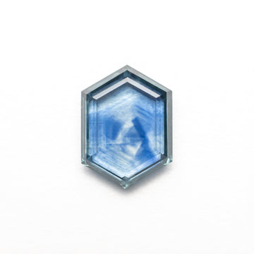 1.17ct 8.16x6.01x1.98mm Hexagon Portrait Cut Sapphire 23469-02
