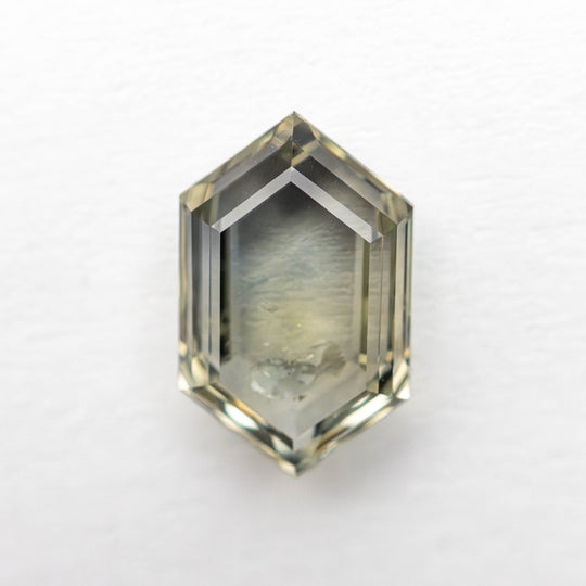 2.10ct 9.97x6.18x3.07mm Hexagon Portrait Cut Sapphire 23474-48