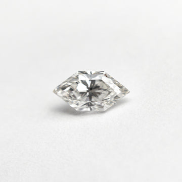 0.66ct 7.98x4.09x3.28mm GIA SI1 G Hexagon Brilliant 23792-01