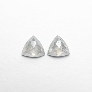 1.26cttw 2pc 5.92x5.98x2.70mm 5.78x5.82x2.51mm Trillion Rosecut Matching Pair 23852-01