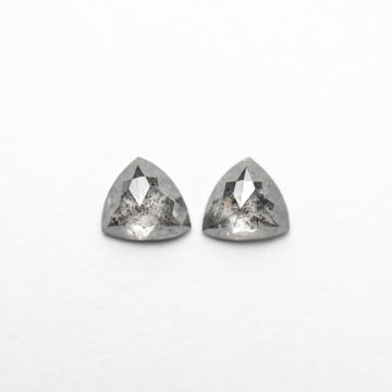 1.18cttw 2pc 5.57x5.17x2.74mm 5.49x5.14x2.77mm Trillion Rosecut Matching Pair 23852-03