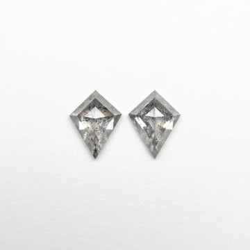 0.86cttw 2pc 6.85x5.20x2.35mm 6.84x5.18x2.47mm Kite Rosecut Matching Pair 23852-06