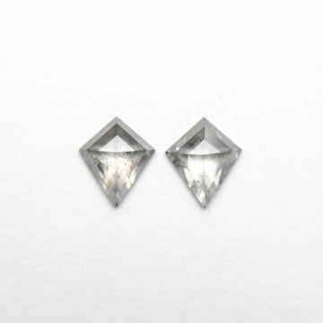 0.88cttw 2pc 6.96x5.91x2.01mm 6.95x5.88x2.00mm Kite Rosecut Matching Pair 23852-08