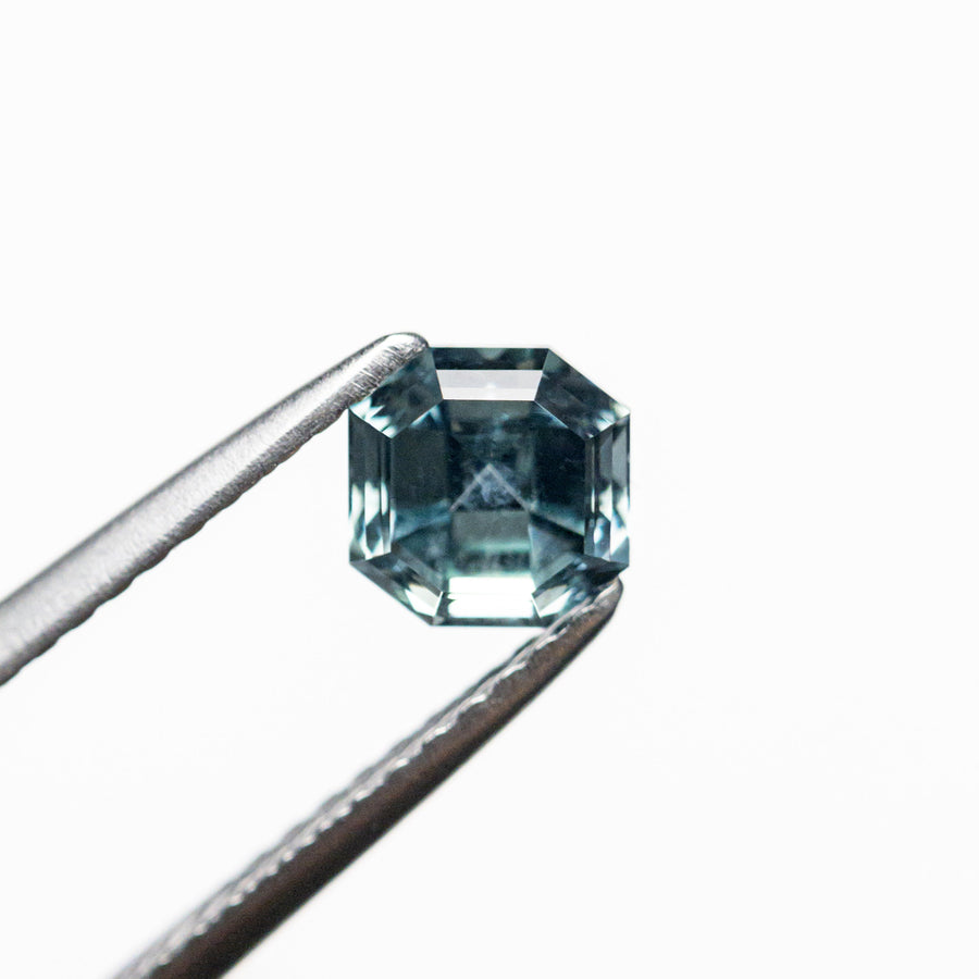 0.91ct 5.06x5.02x3.94mm Cut Corner Square Step Cut Sapphire 23903-01