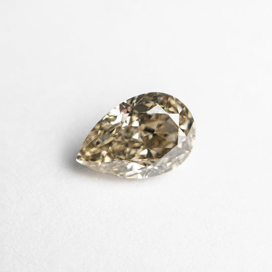1.02ct 7.69x5.12x3.58mm GIA VS2 Fancy Yellow-Brown Pear Brilliant 24085-01