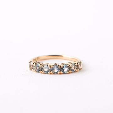 Lorelei Ring - Blue Teal Montana Sapphires