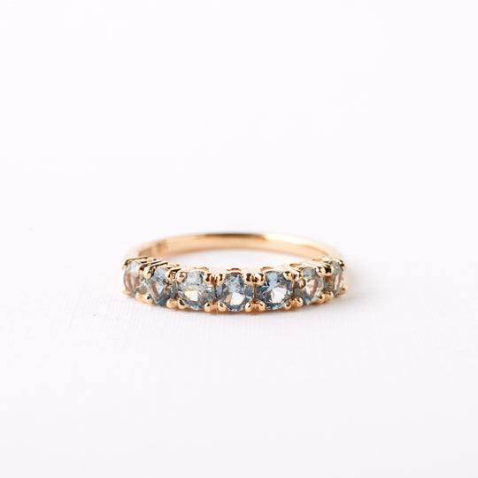 Lorelei Ring - Blue Teal Montana Sapphires