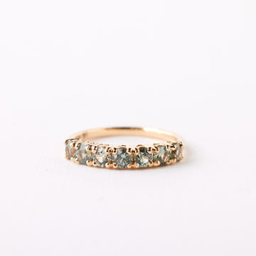 Lorelei Ring - Green Montana Sapphires