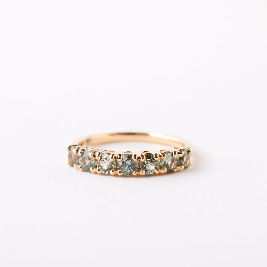 Lorelei Ring - Green Montana Sapphires