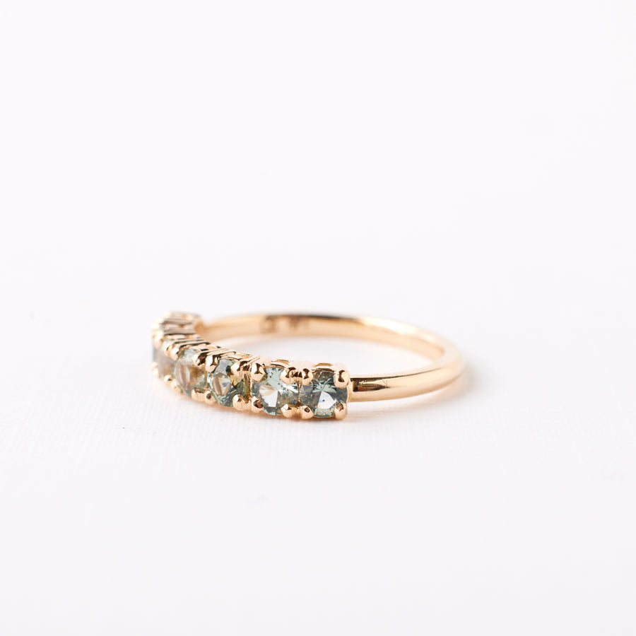 Lorelei Ring - Green Montana Sapphires