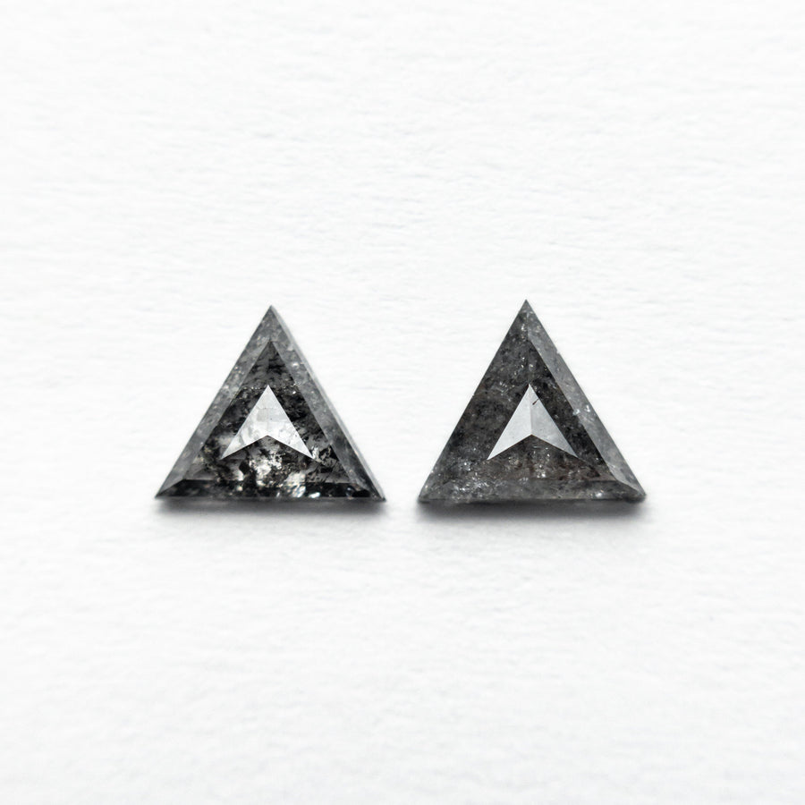 0.47cttw 2pc 5.22x4.42x1.54mm 5.19x4.62x1.72mm Triangle Rosecut Matching Pair 24458-01