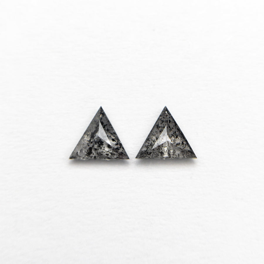 0.22cttw 2pc 4.06x3.59x1.29mm 4.10x3.56x1.42mm Triangle Rosecut Matching Pair 24473-01