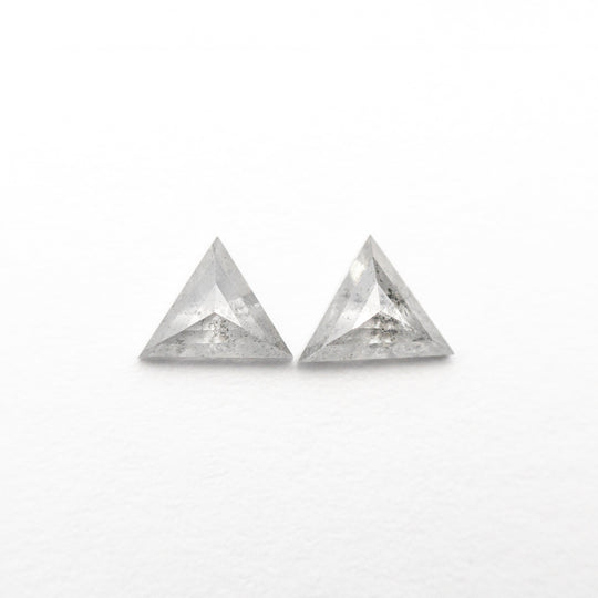 0.32cttw 2pc 3.72x3.47x1.56mm 3.78x3.54x 1.69mm Matching Pair Triangle Rosecut 24479-01