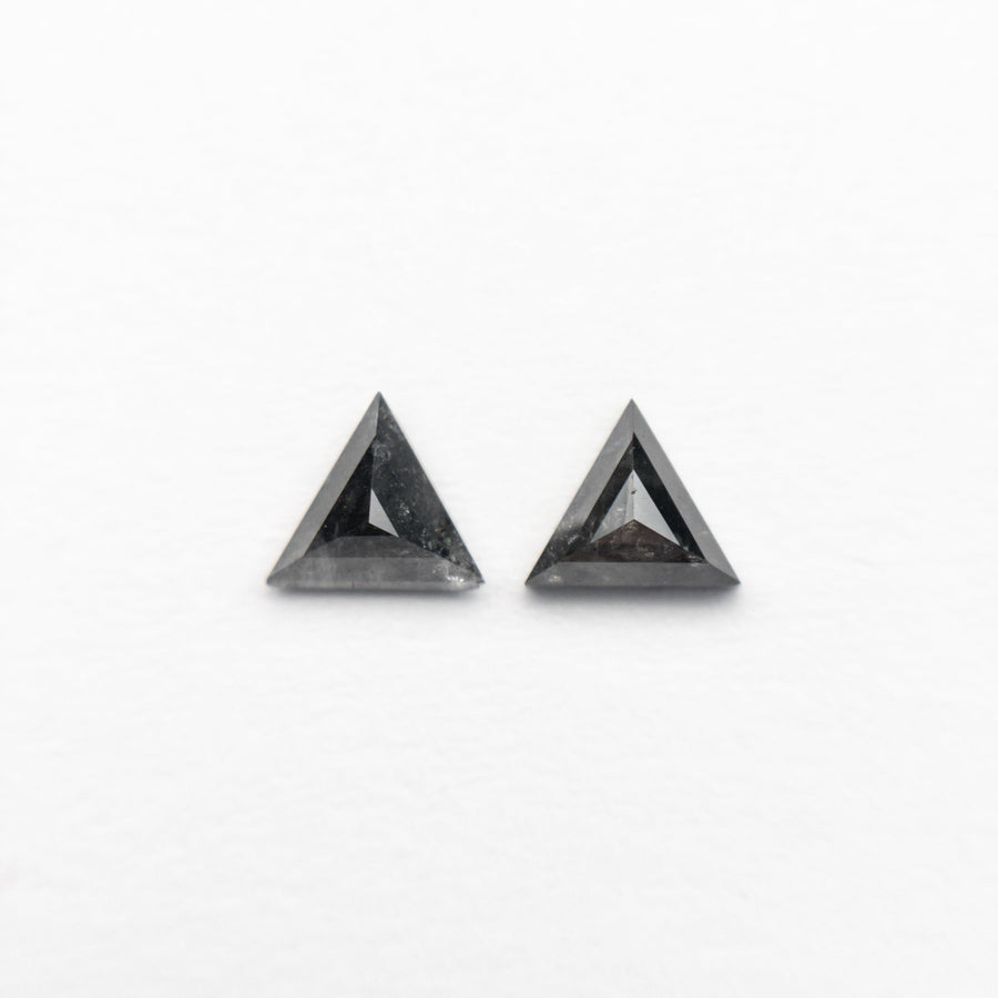 0.30cttw 2pc 3.68x3.59x1.86mm 3.56x3.55x1.78mm Triangle Rosecut Matching Pair 24483-01