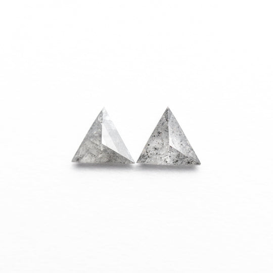 0.22cttw 2pc 3.44x3.91x1.32mm 3.46x4.10x1.52mm Triangle Rosecut Matching Pair 24489-01