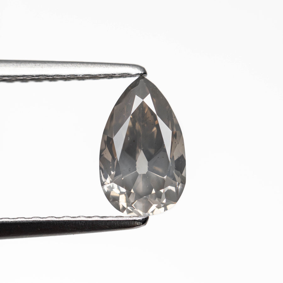 [SOLD D11762 June 6] 0.94ct 8.28x5.02x3.33mm Fancy Grey Pear Brilliant 24513-05