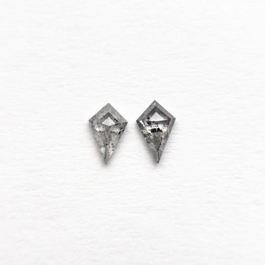 0.17cttw 2pc 3.95x2.54x1.54mm 4.04x2.52x1.33mm Kite Rosecut Matching Pair 24645-01