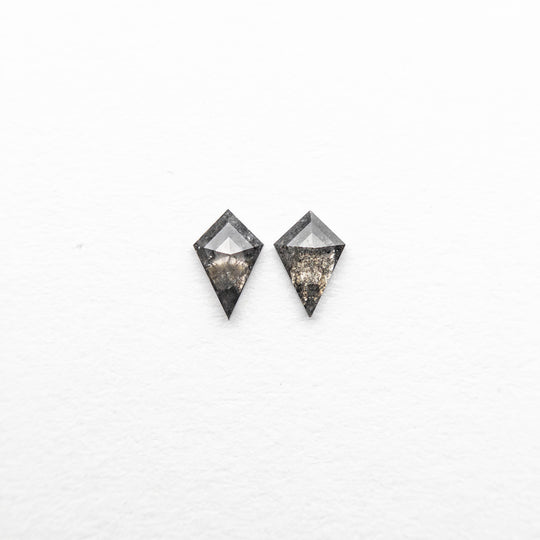 0.12cttw 2pc 3.88x2.48x1.13mm 3.74x2.49x1.10mm Kite Rosecut Matching Pair 24650-01
