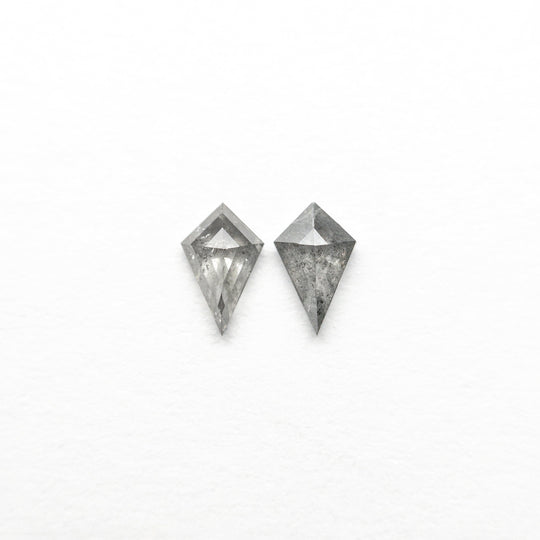 0.16cttw 2pc 4.01x2.51x1.33mm 4.03x2.49x1.45mm Kite Rosecut Matching Pair 24654-01