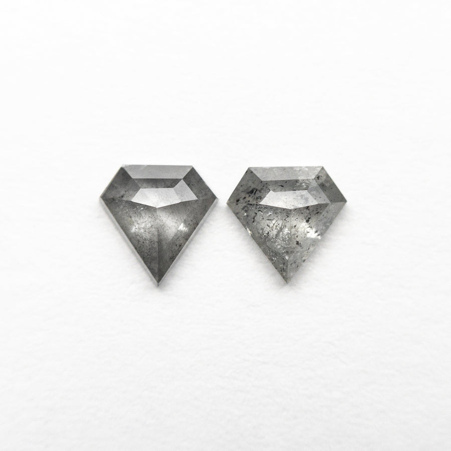 0.50cttw 2pc 4.60x4.51x1.81mm 4.39x4.51x1.90mm Shield Rosecut Matching Pair 24661-01