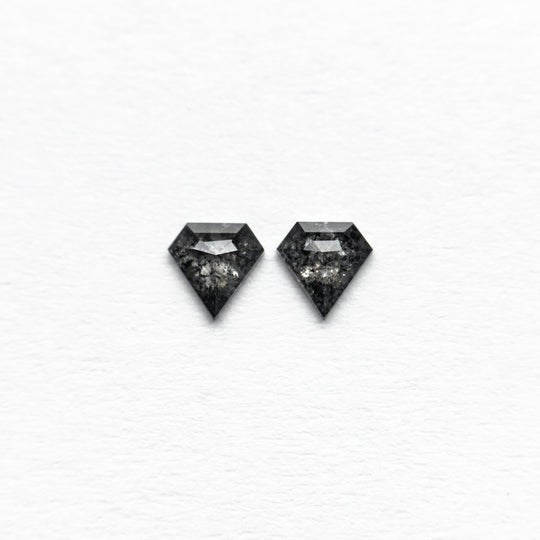 0.15cttw 2pc 3.14x3.12x1.22mm 3.13x3.10x1.29mm Shield Rosecut Matching Pair 24663-01