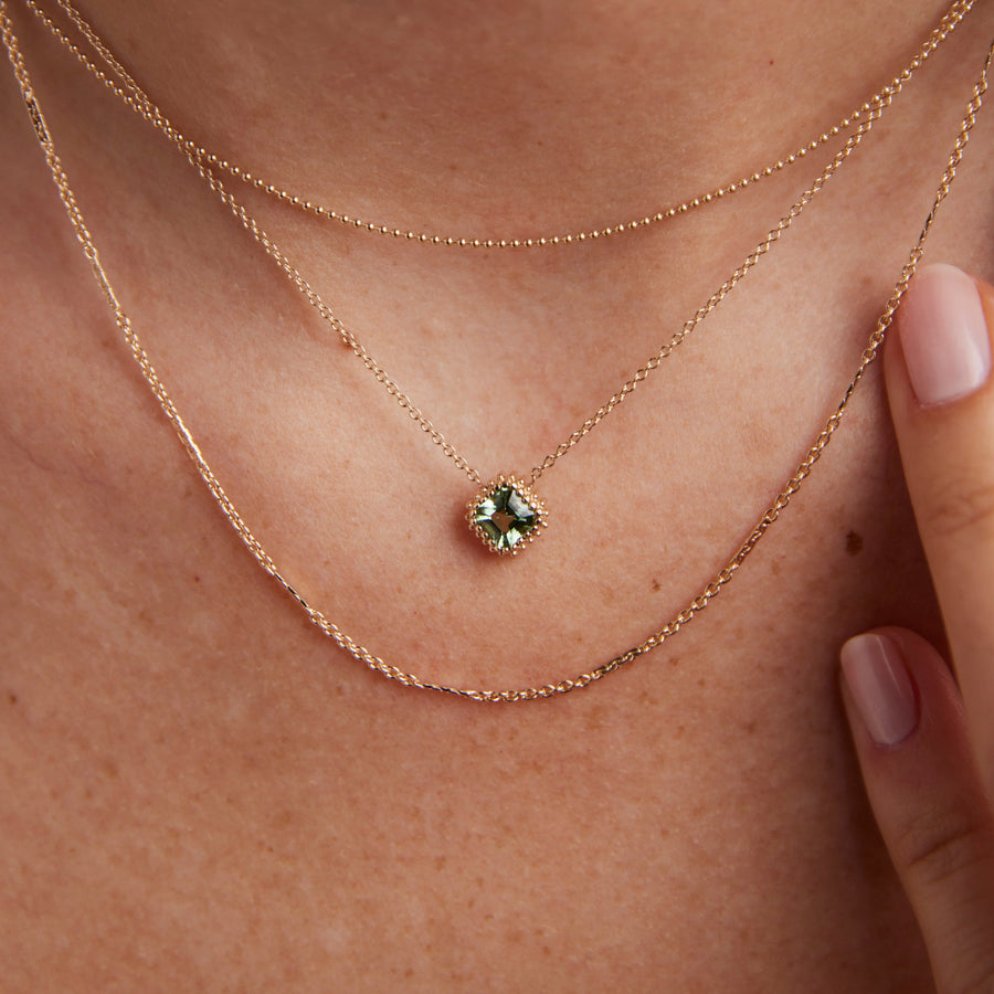 Mabel Necklace - Green Tourmaline