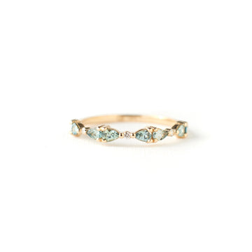 Willow Ring - Teal Sapphires