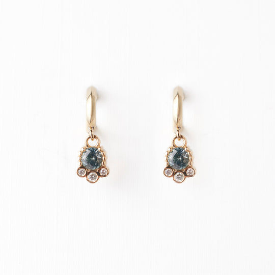 Finley Hoops - Sky Blue Montana Sapphire