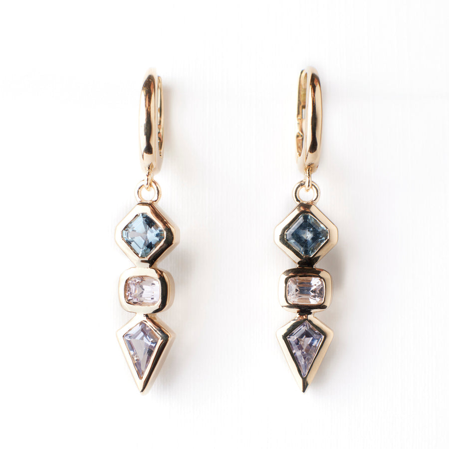Isla Earrings - Sapphires + Spinel