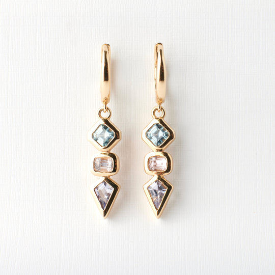 Isla Earrings - Sapphires + Spinel