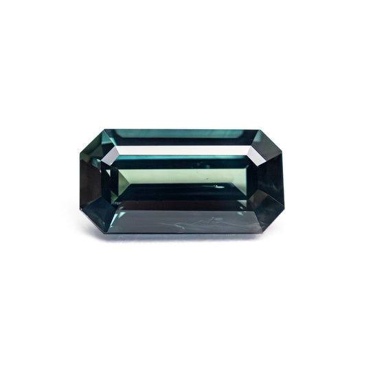 1.56ct 9.24x4.71x3.35mm Cut Corner Rectangle Step Cut Sapphire 27155-01