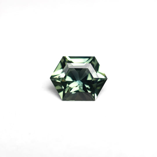0.81ct 6.77x5.23x3.14mm Hexagon Step Cut Sapphire 27336-03