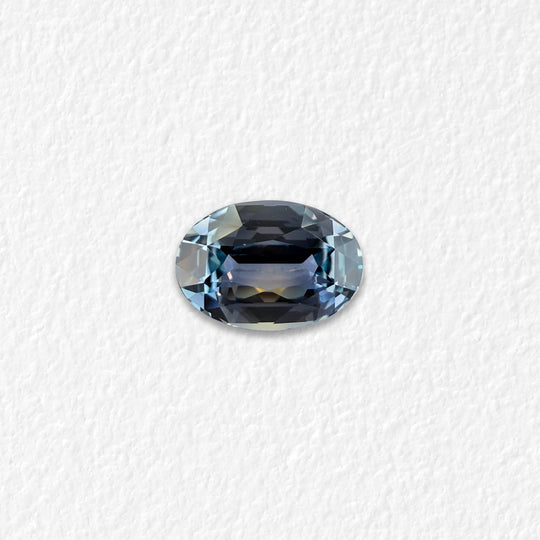 3.03 Purple Blue Oval Sapphire