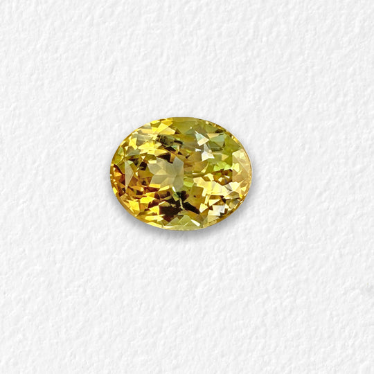 4.30 Yellow Bi-Color Oval Sapphire
